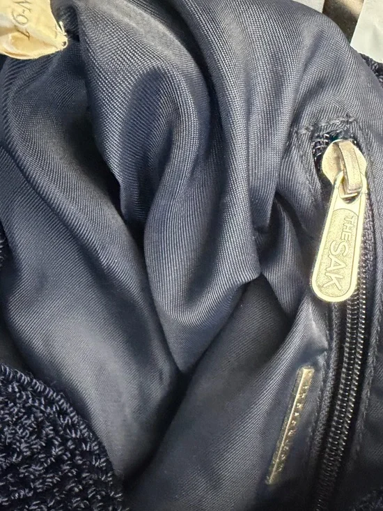The Sak Navy Crochet Shoulder Bag - Picture 6 of 6